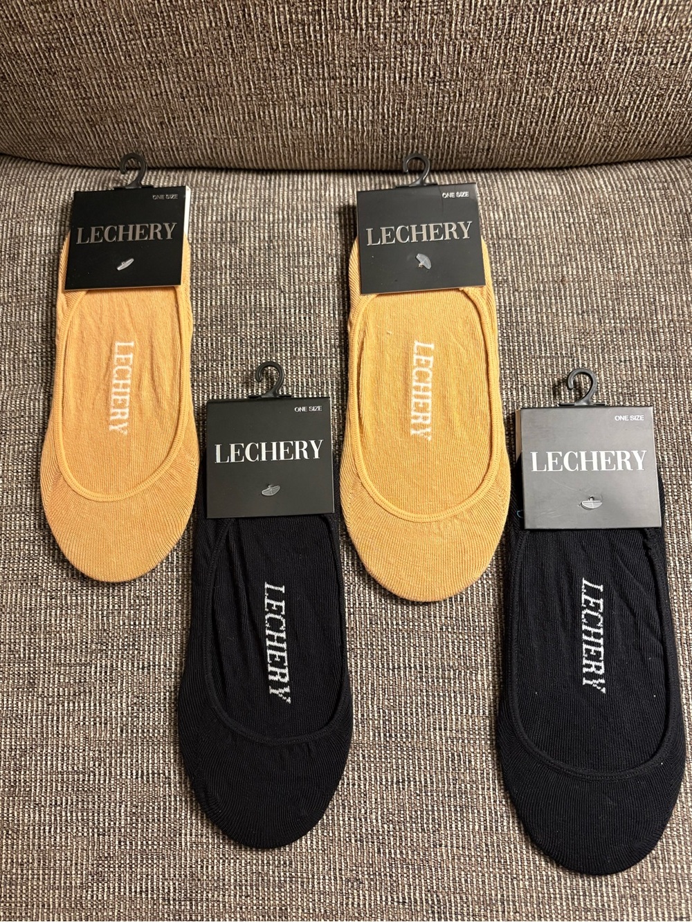 NWT Lechery No-Show Socks Set of 4